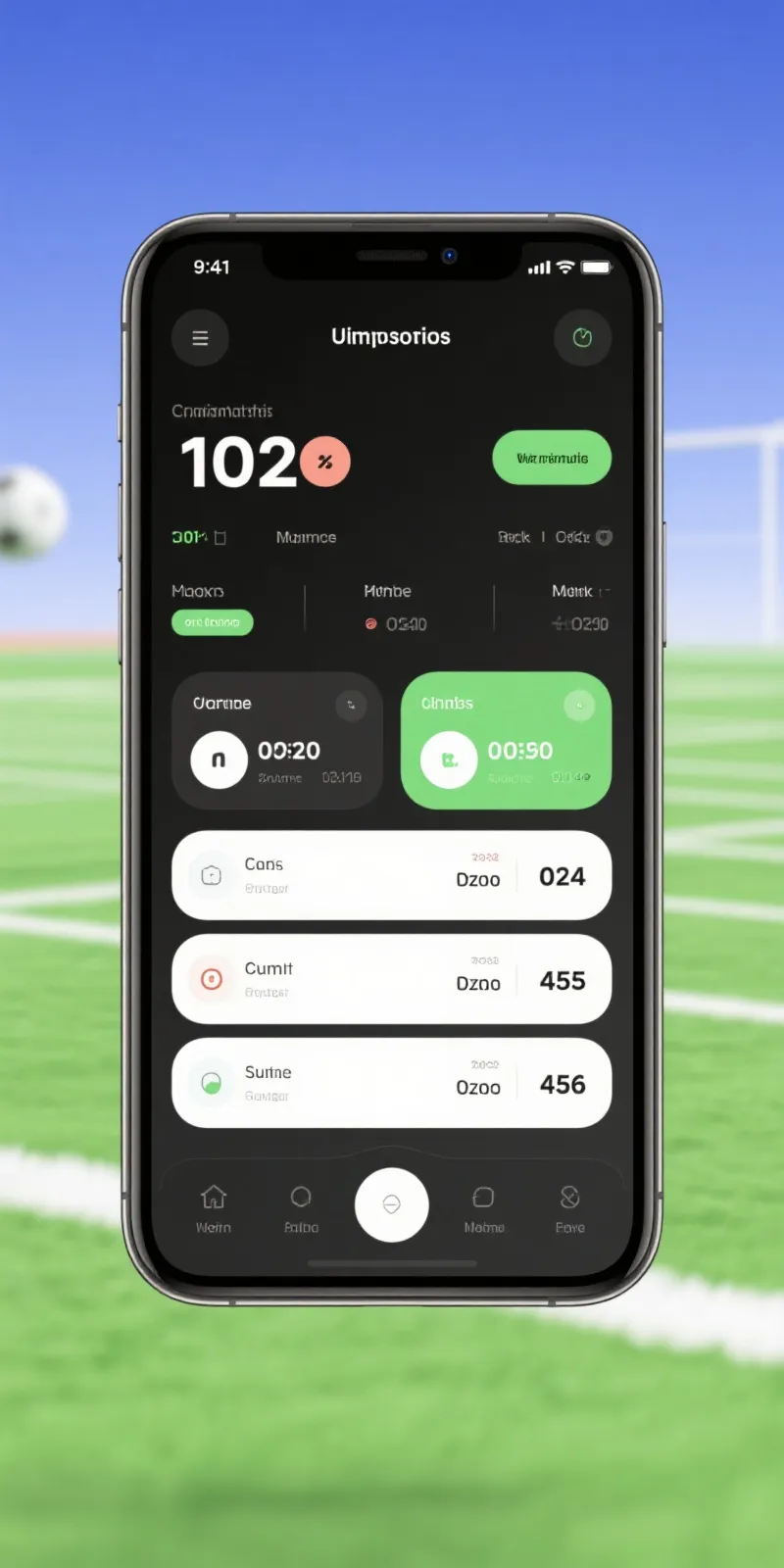 移动端数据界面